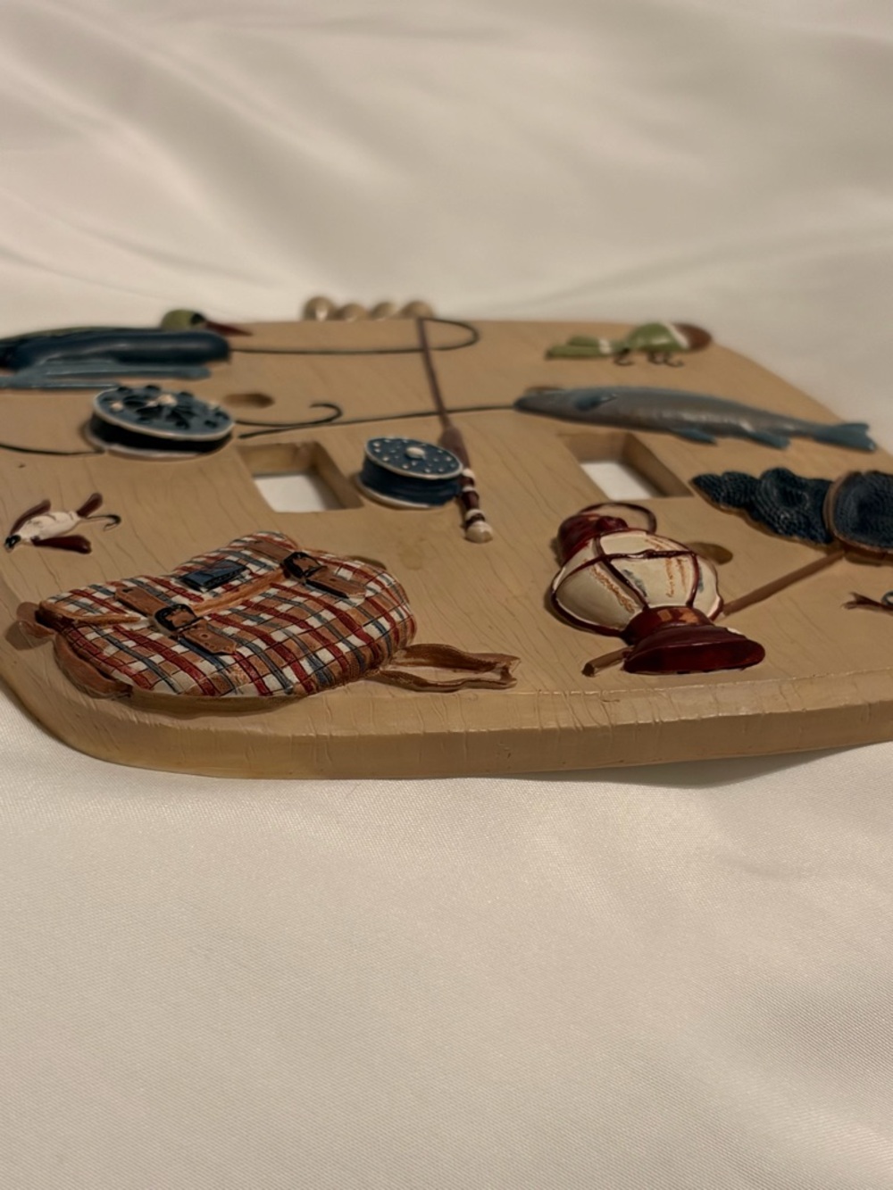 Fishing Gear Themed Double and single Toggle Light Switch Covers - Multi Color - Picture 4 of 7